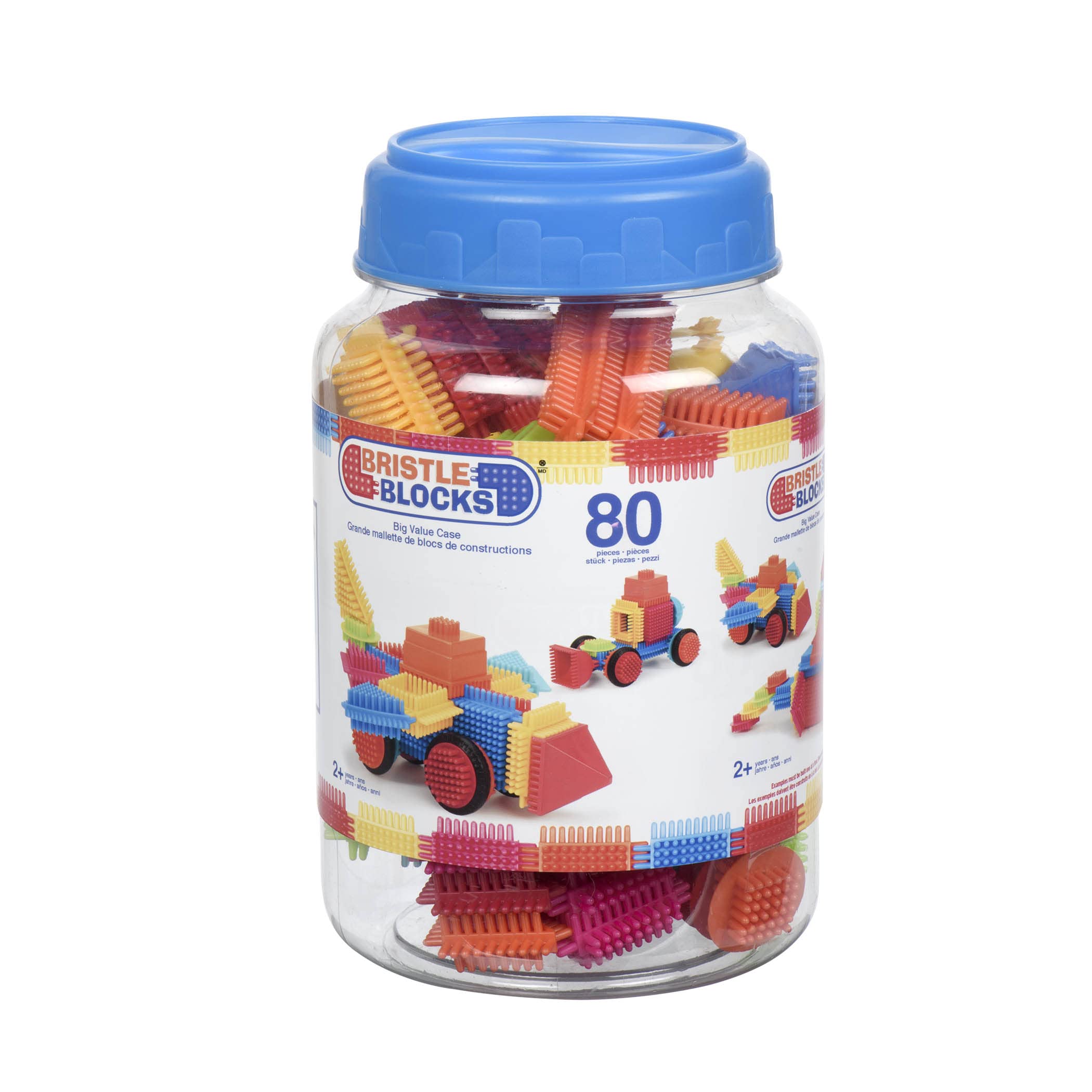 Set De Juego Building Blocks Battat Bristle De 80 Piezas Para 2 Años O Más - Venta Internacional.