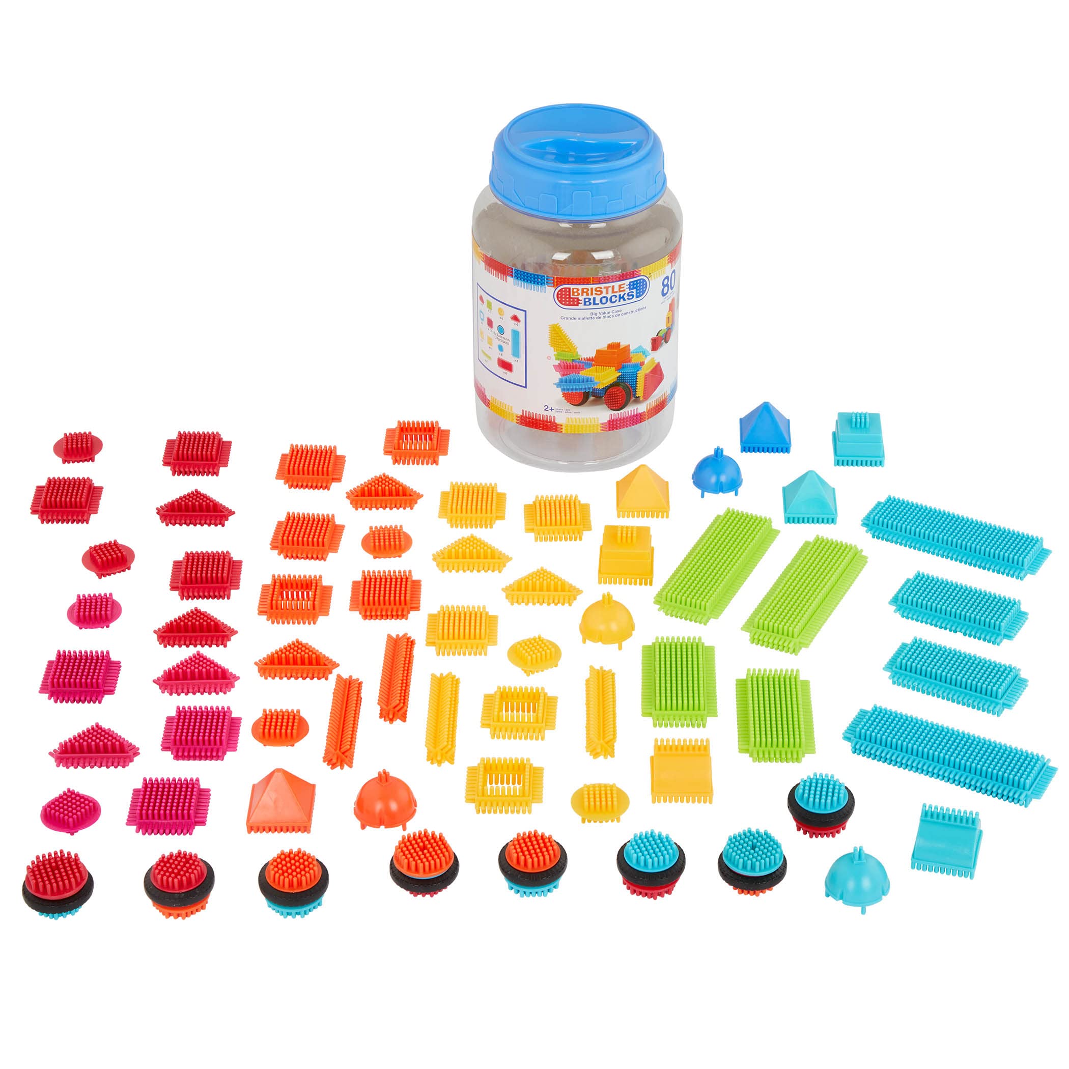 Foto 4 pulgar | Set De Juego Building Blocks Battat Bristle De 80 Piezas Para 2 Años O Más - Venta Internacional.