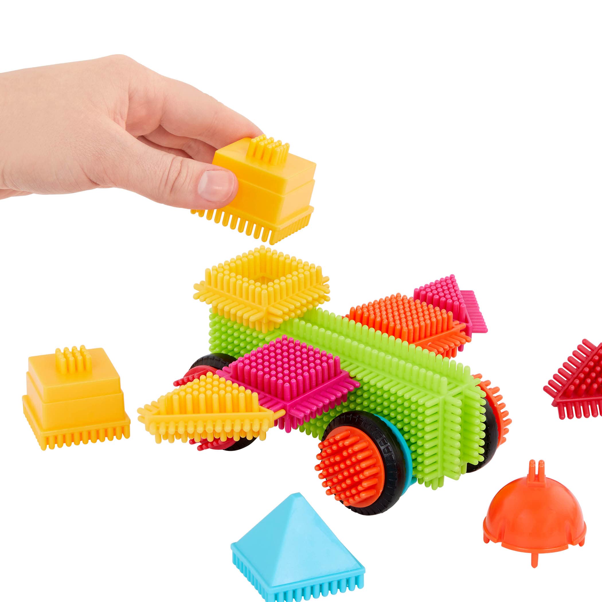 Foto 5 pulgar | Set De Juego Building Blocks Battat Bristle De 80 Piezas Para 2 Años O Más - Venta Internacional.