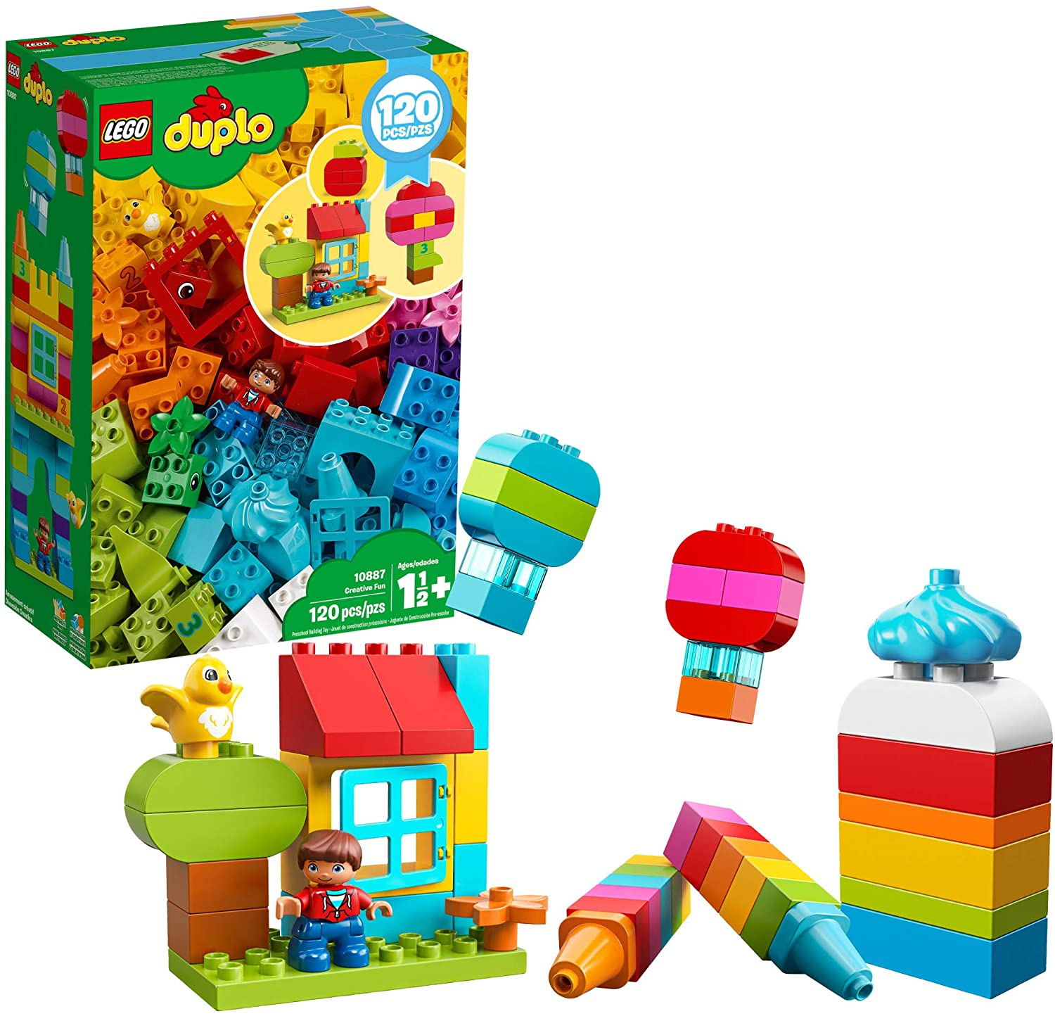 Kit De Construcción Lego Duplo Classic Creative Fun 10887, Nuevo 2020 (120 Piezas) - Venta Internacional.