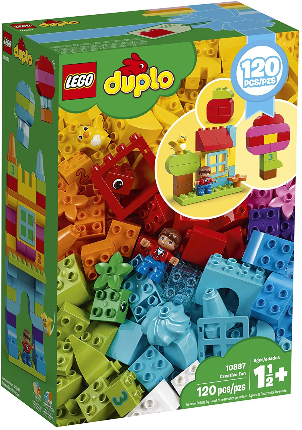 Foto 5 pulgar | Kit De Construcción Lego Duplo Classic Creative Fun 10887, Nuevo 2020 (120 Piezas) - Venta Internacional.