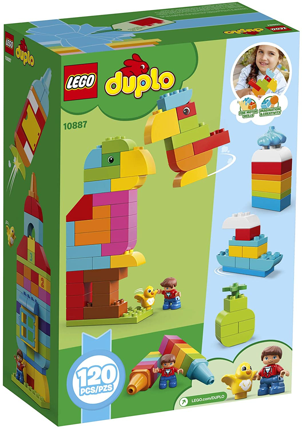 Foto 6 pulgar | Kit De Construcción Lego Duplo Classic Creative Fun 10887, Nuevo 2020 (120 Piezas) - Venta Internacional.