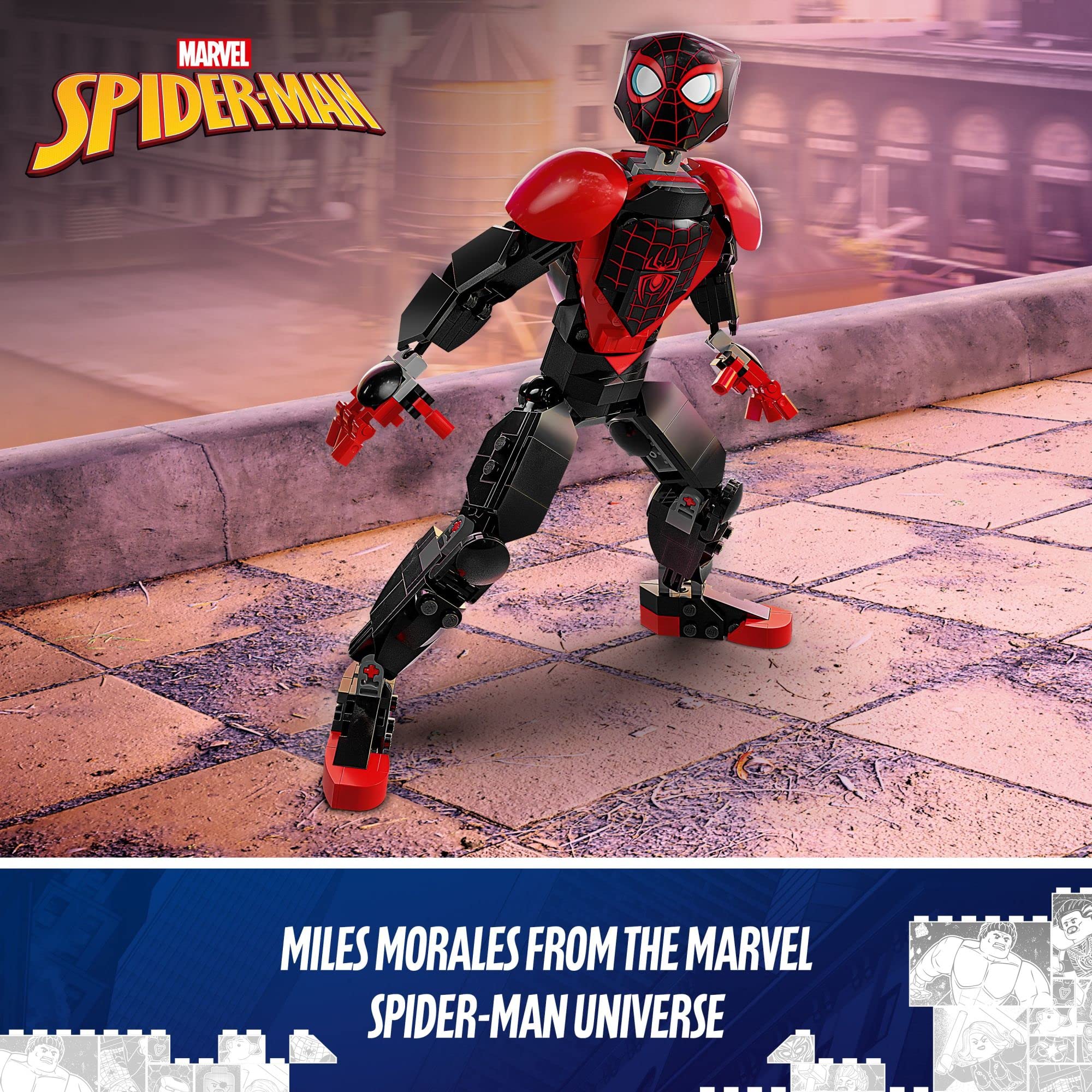 Foto 3 pulgar | Set De Figuras Lego Marvel Miles Morales 76225 Para Niños Mayores De 8 Años - Venta Internacional.