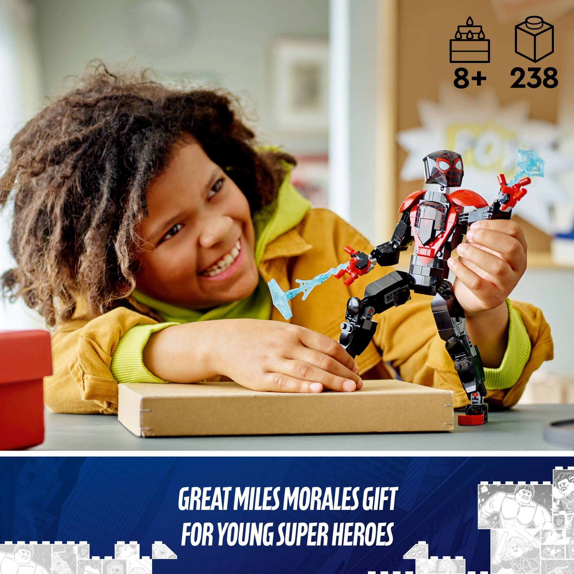 Foto 7 pulgar | Set De Figuras Lego Marvel Miles Morales 76225 Para Niños Mayores De 8 Años - Venta Internacional.