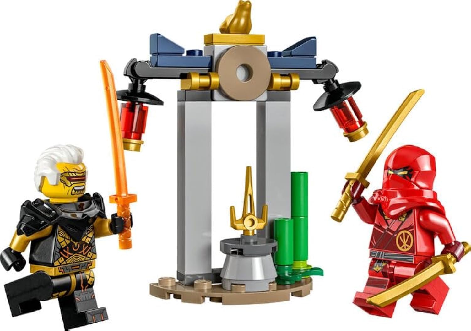 Foto 2 pulgar | Juguete Lego Ninjago Kai y Rapton's Temple Battle 30650 con Capa - Venta Internacional