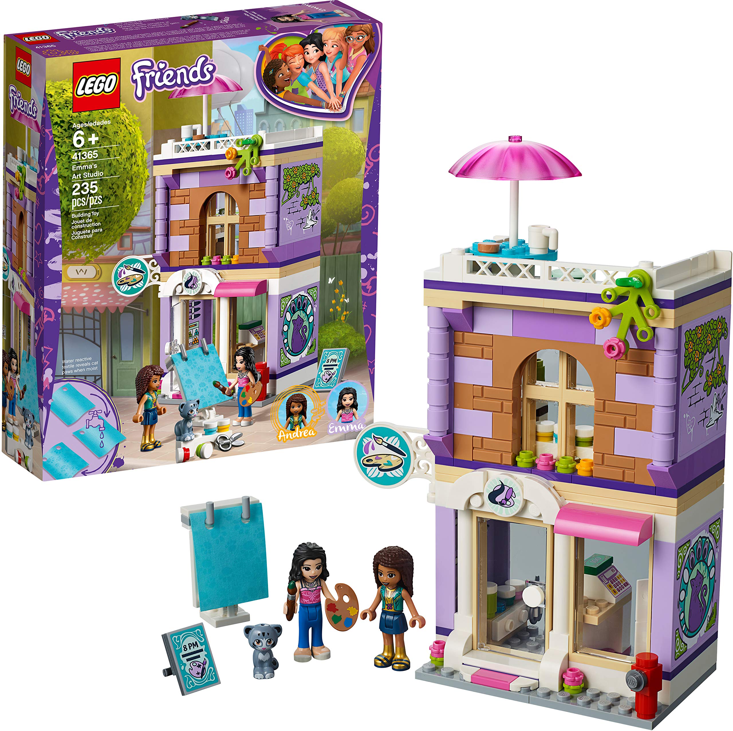 Kit De Construcción LEGO Friends Emma's Art Studio 41365 235 Piezas -Descatalogado por el fabricante - Venta Internac