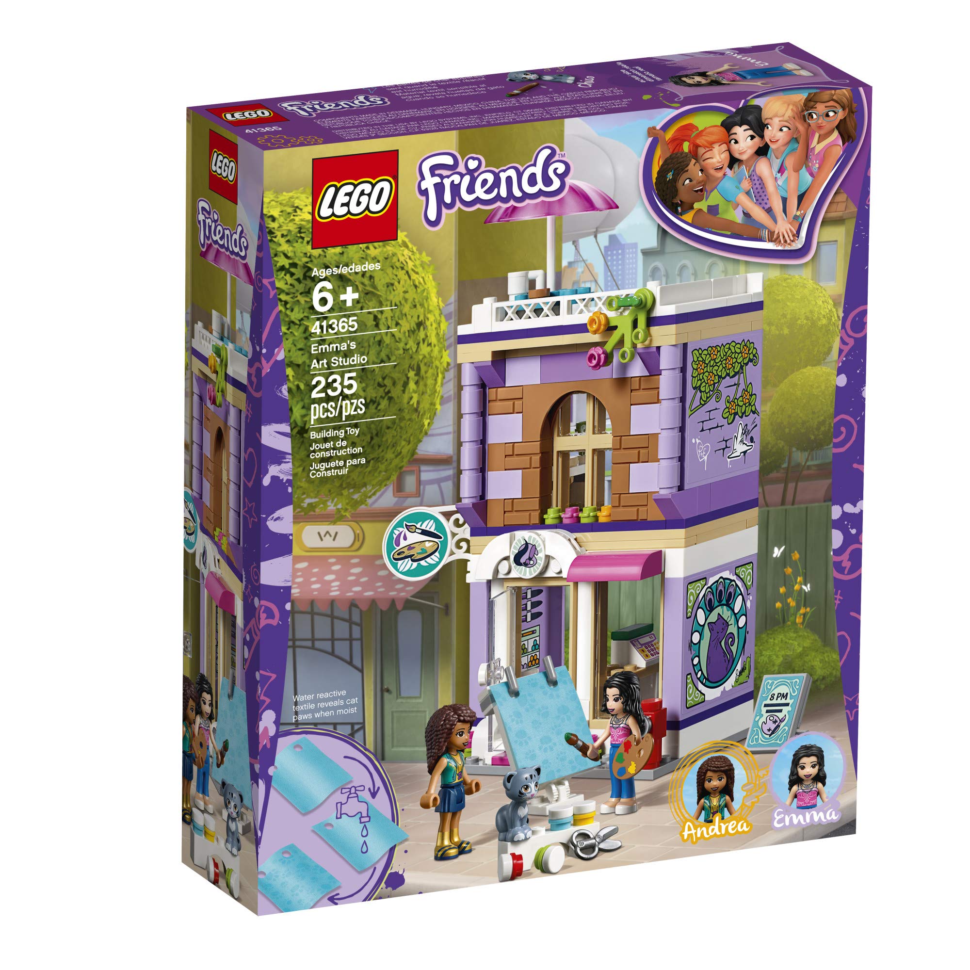 Foto 4 | Kit De Construcción LEGO Friends Emma's Art Studio 41365 235 Piezas -Descatalogado por el fabricante - Venta Internac