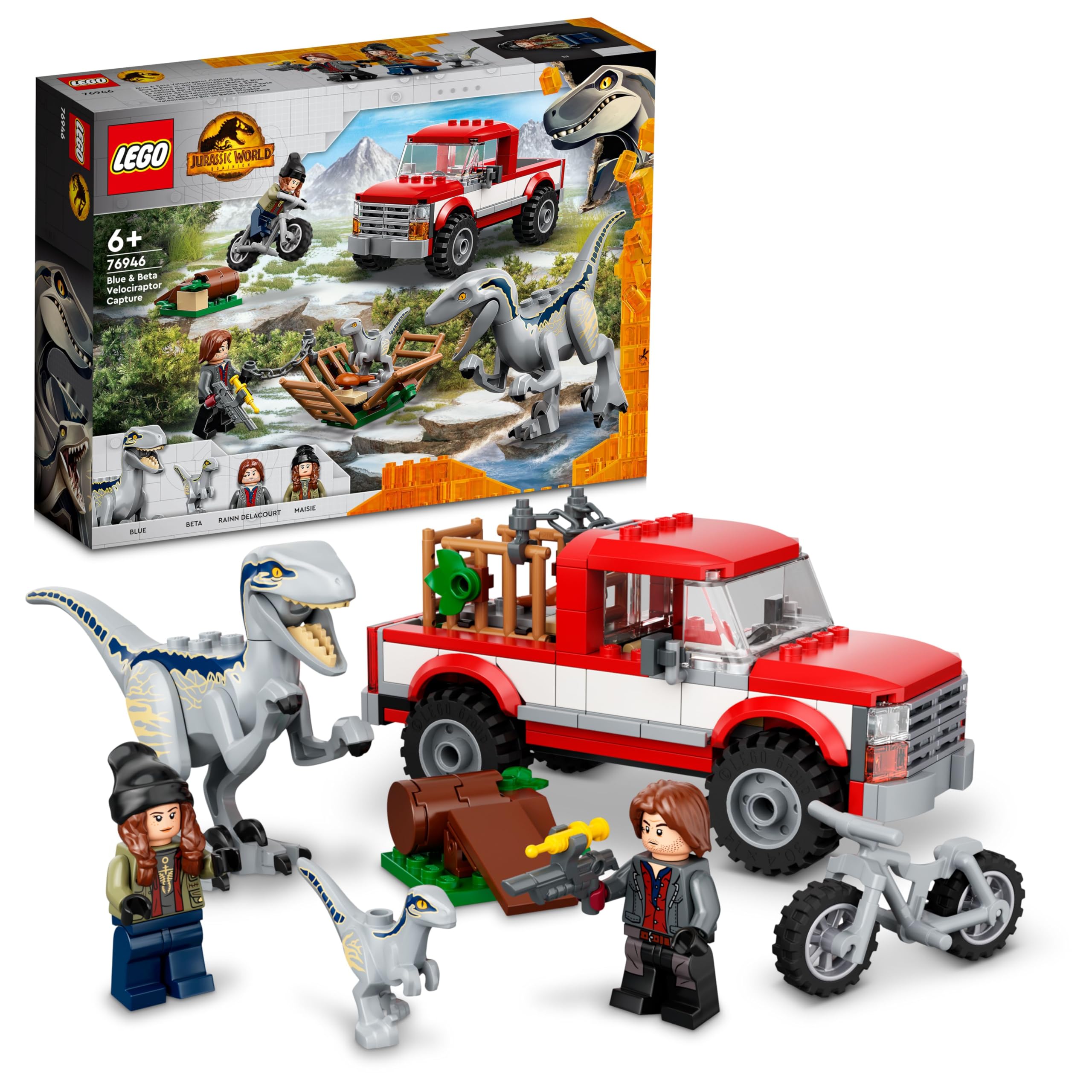 Foto 2 pulgar | Juguete Lego Jurassic World Blue Y Beta Velociraptor Capture 76946 - Venta Internacional.