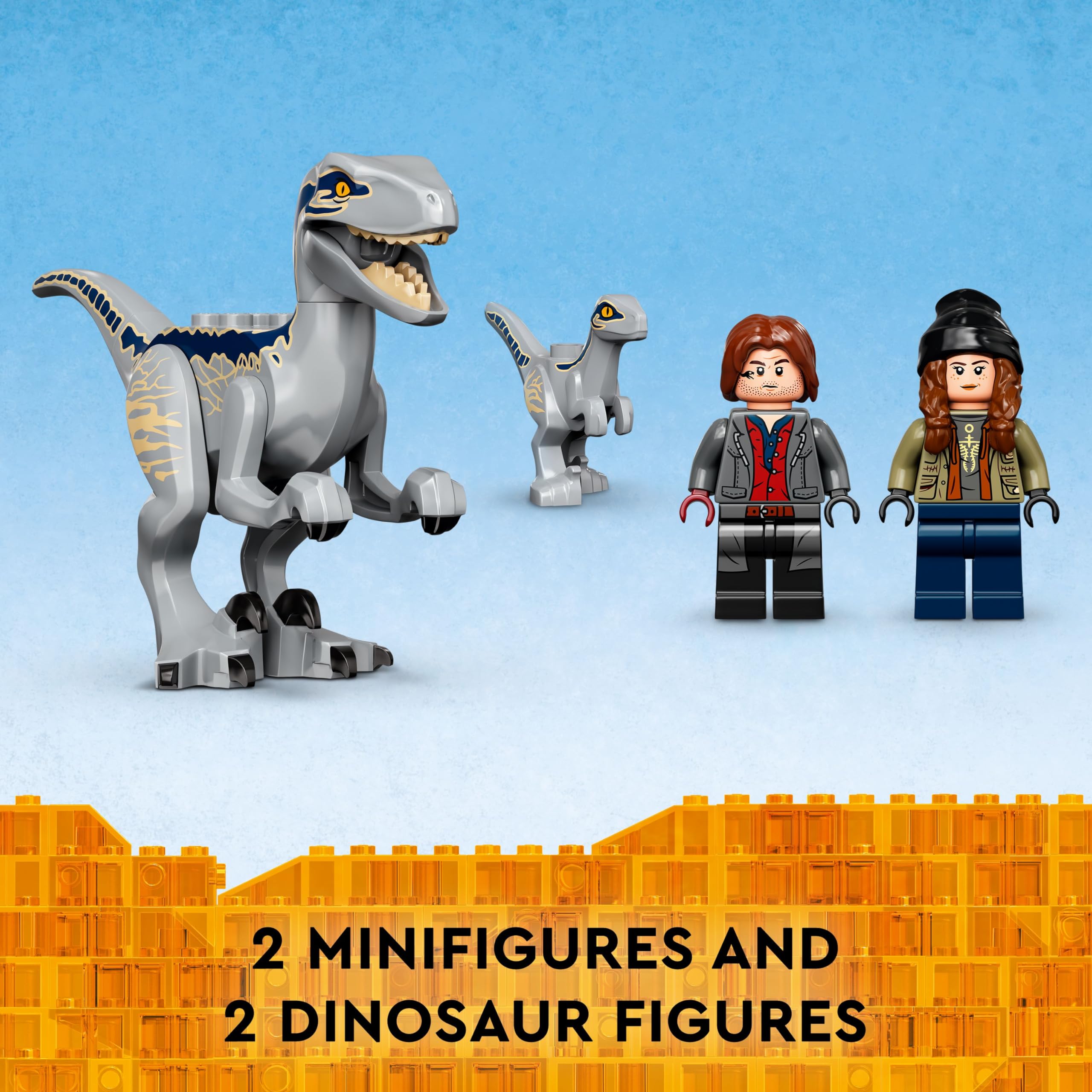 Foto 4 pulgar | Juguete Lego Jurassic World Blue Y Beta Velociraptor Capture 76946 - Venta Internacional.