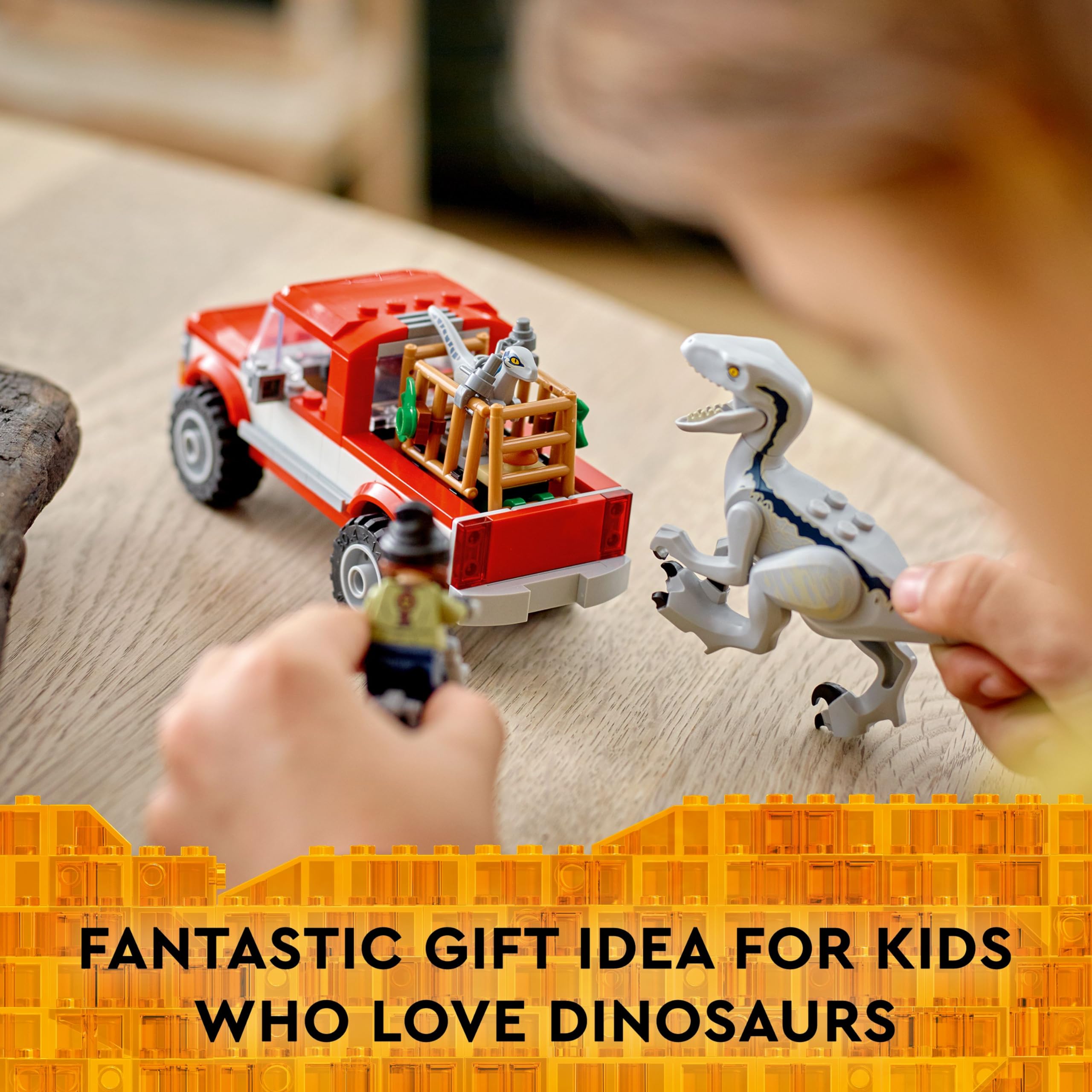 Foto 5 pulgar | Juguete Lego Jurassic World Blue Y Beta Velociraptor Capture 76946 - Venta Internacional.