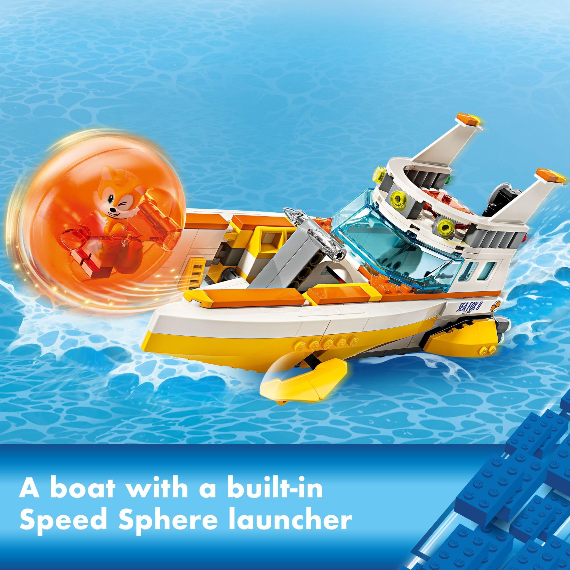 Foto 4 pulgar | Set De Construcción Lego Sonic The Hedgehog Tails' Adventure Boat - Venta Internacional.