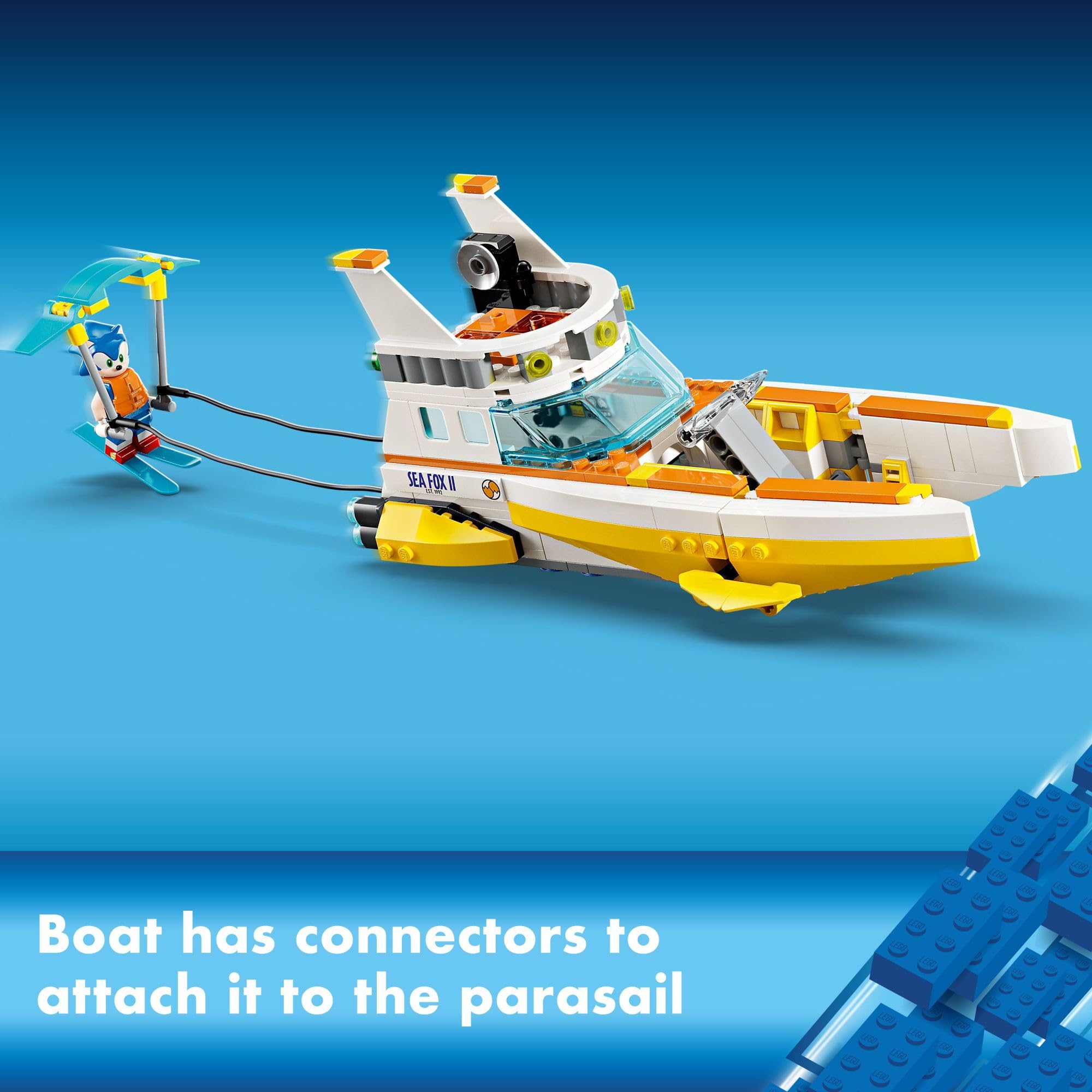 Foto 6 pulgar | Set De Construcción Lego Sonic The Hedgehog Tails' Adventure Boat - Venta Internacional.