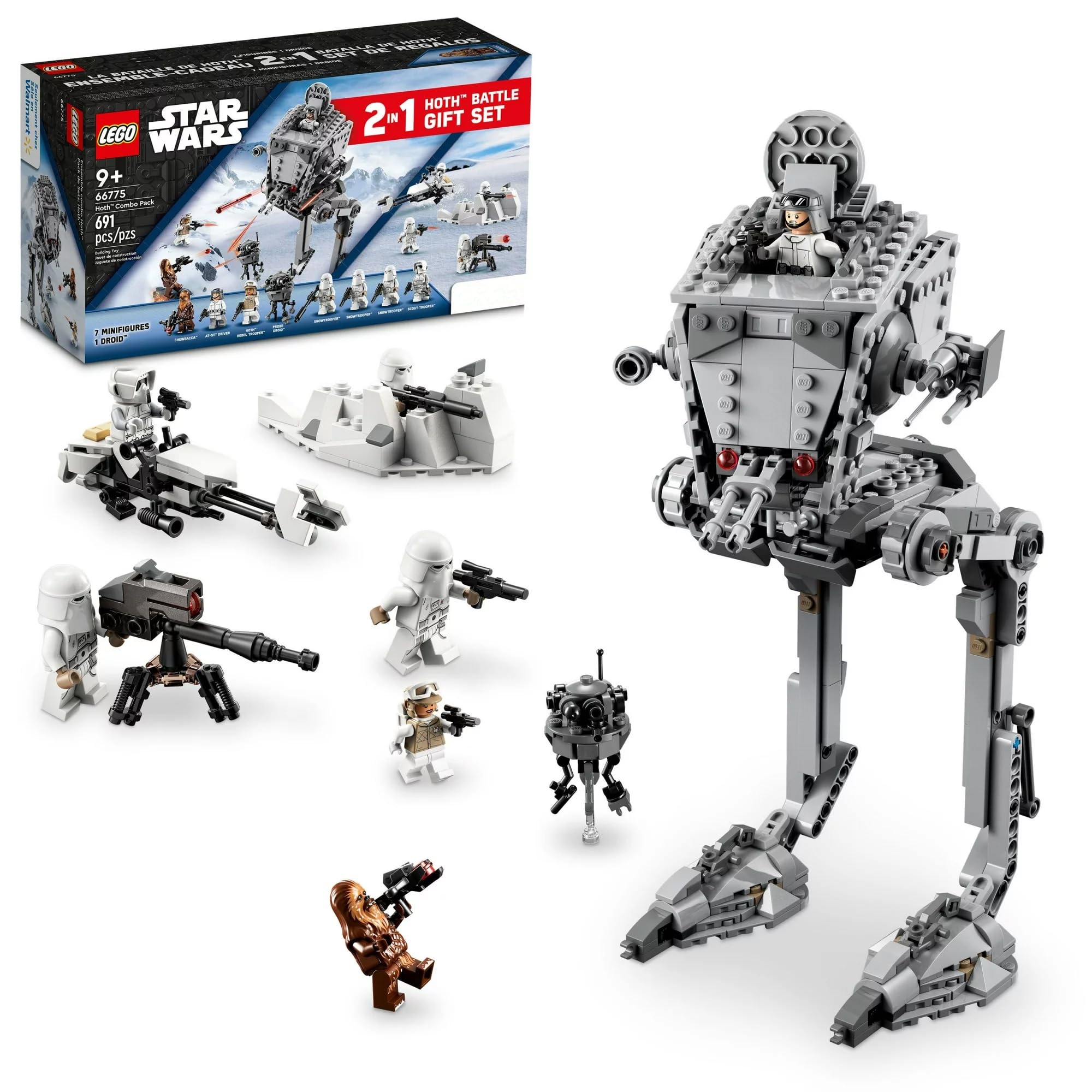 Foto 1 | Paquete Combinado Toy Lego Star Wars Hoth 66775 Value Pack 691 Piezas - Venta Internacional.