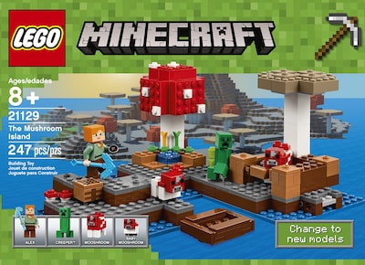 Foto 2 | Juguete Lego Minecraft The Mushroom Island 21129 Con Figuras - Venta Internacional.