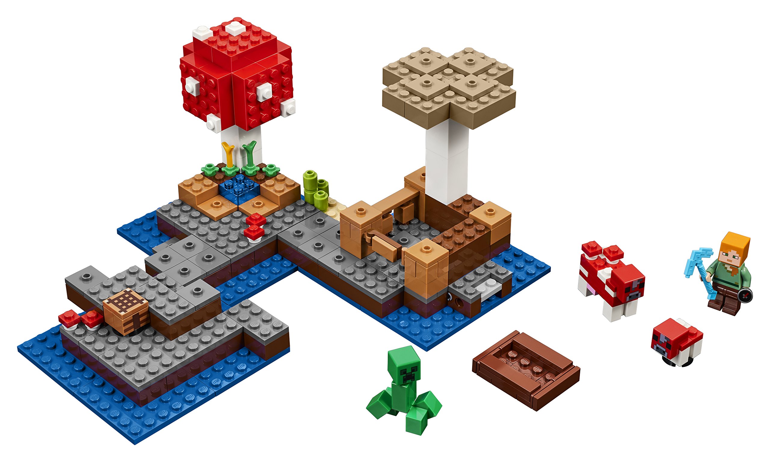 Foto 5 pulgar | Juguete Lego Minecraft The Mushroom Island 21129 Con Figuras - Venta Internacional.