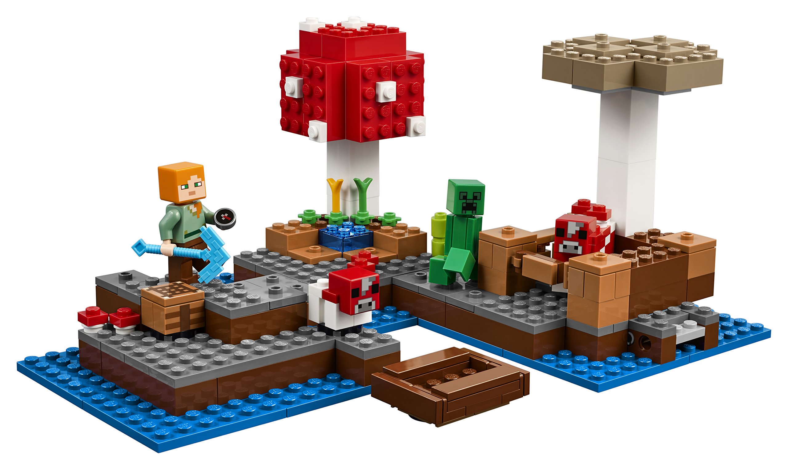 Foto 8 pulgar | Juguete Lego Minecraft The Mushroom Island 21129 Con Figuras - Venta Internacional.