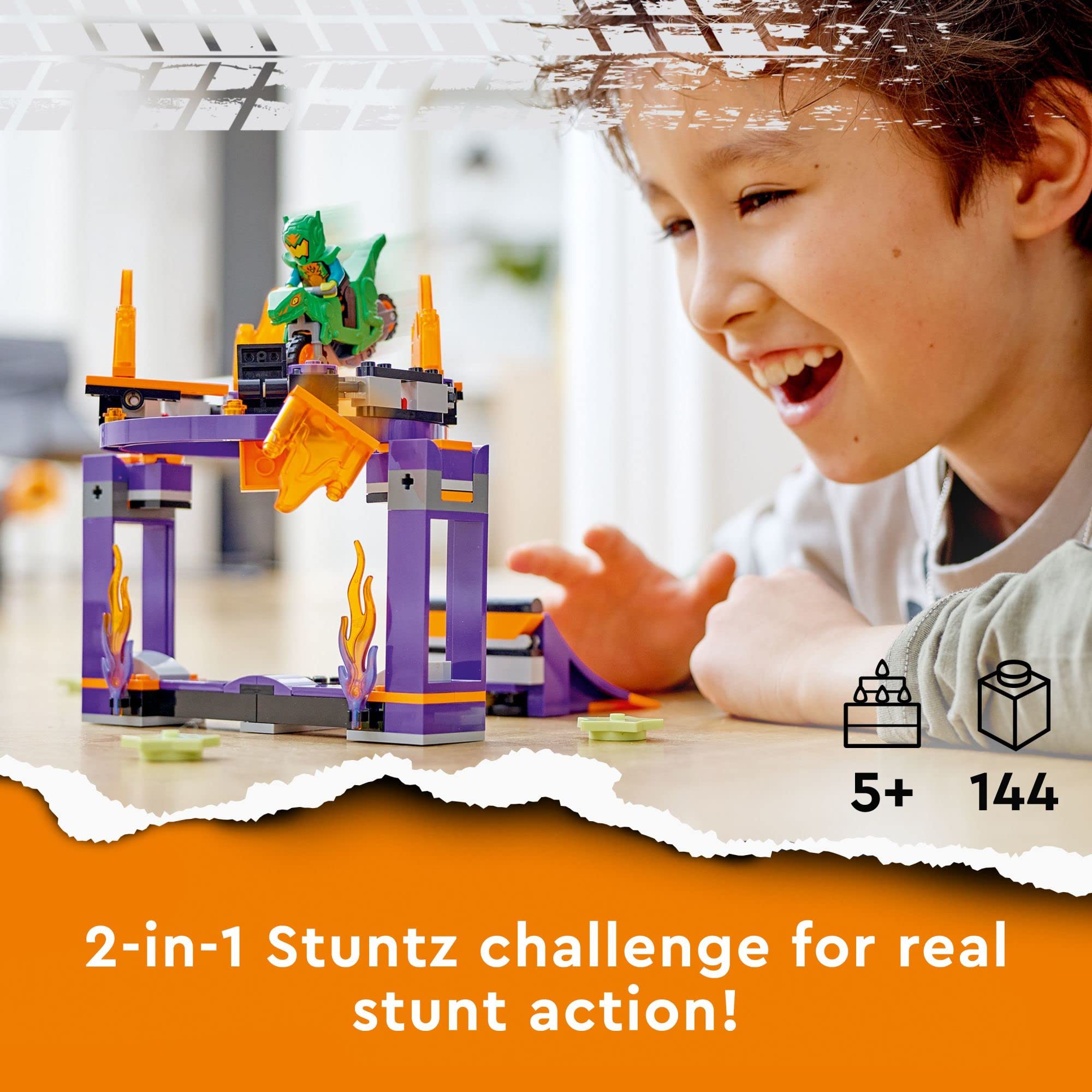 Foto 3 pulgar | Kit De Construcción Lego City Stuntz Stunt Ramp Con Pelota De Baloncesto 60359 - Venta Internacional.