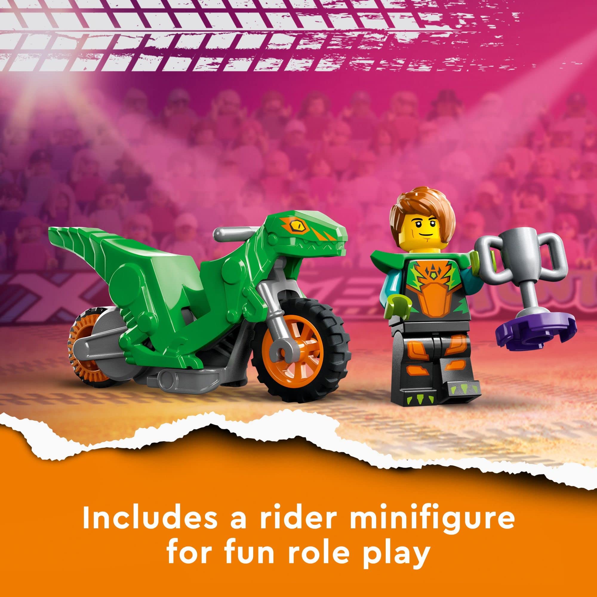 Foto 6 | Kit De Construcción Lego City Stuntz Stunt Ramp Con Pelota De Baloncesto 60359 - Venta Internacional.
