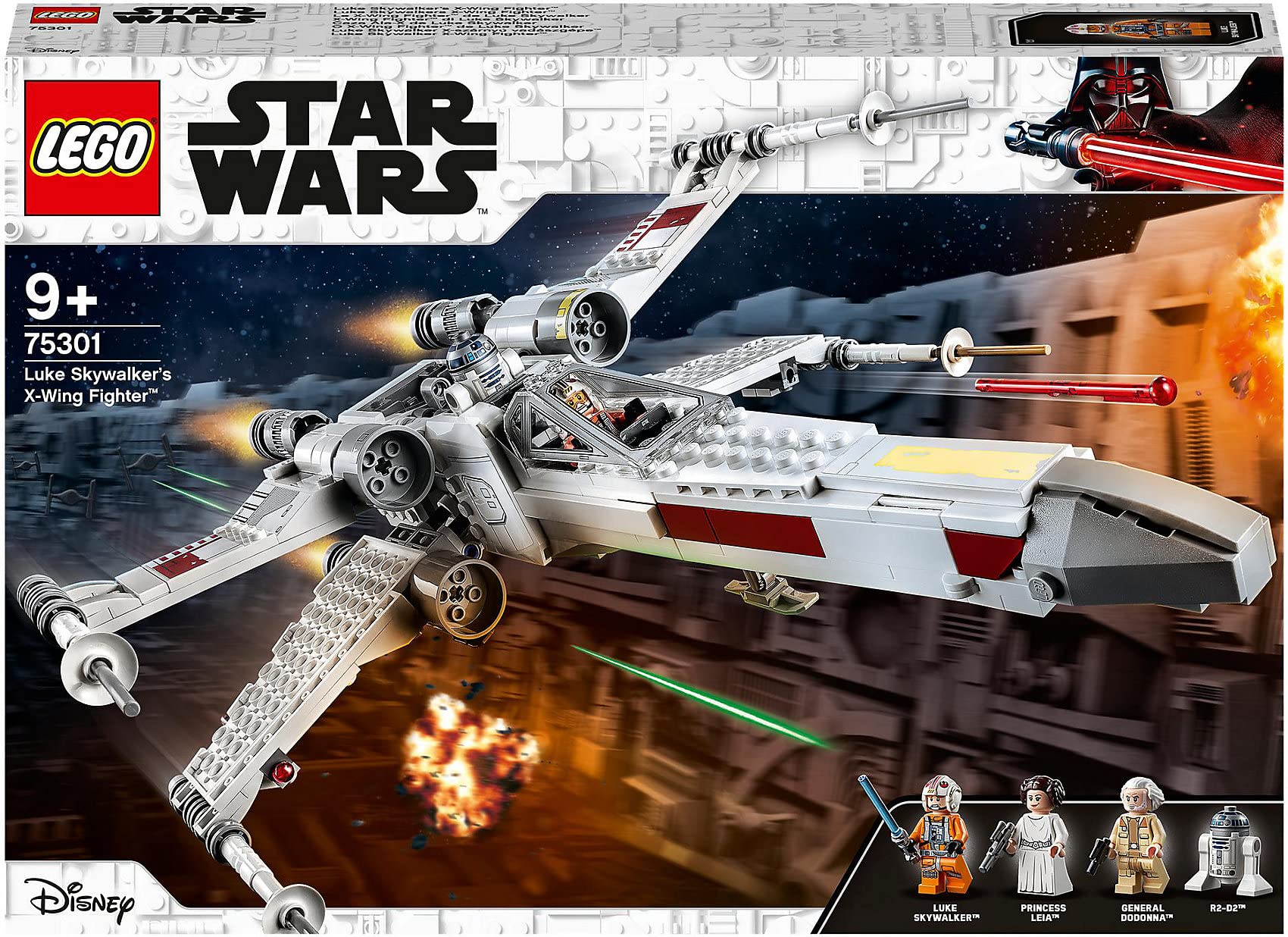 Foto 2 pulgar | Juguete De Construcción Lego Star Wars Luke Skywalker X-wing 75301 - Venta Internacional.