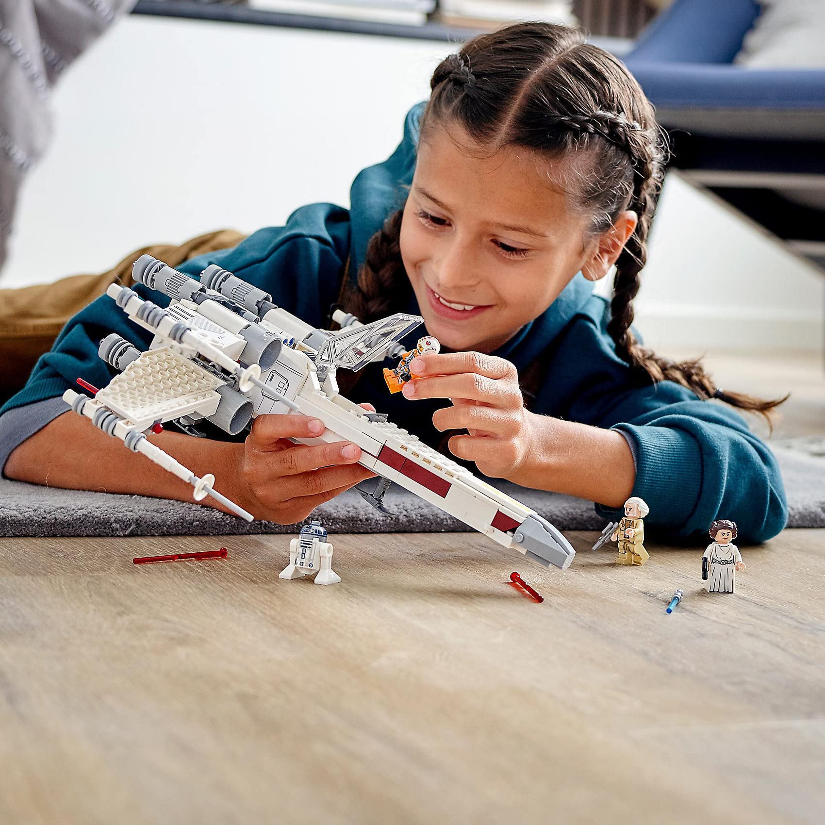 Foto 2 | Juguete De Construcción Lego Star Wars Luke Skywalker X-wing 75301 - Venta Internacional.