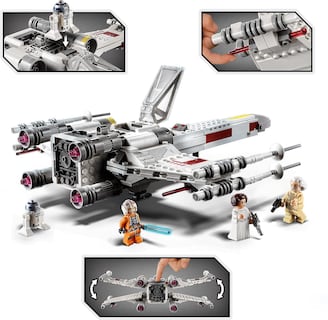 Foto 6 | Juguete De Construcción Lego Star Wars Luke Skywalker X-wing 75301 - Venta Internacional.