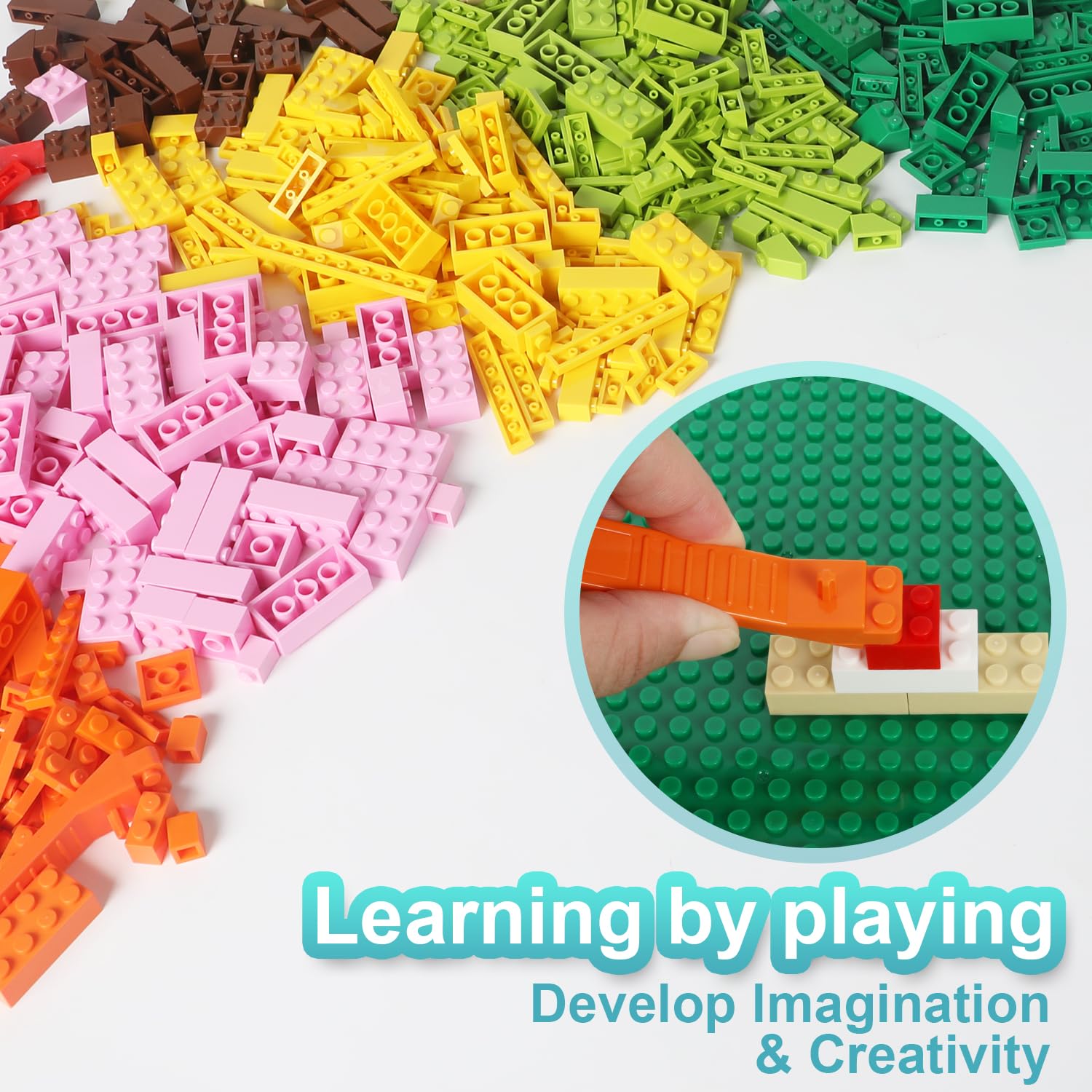 Foto 3 pulgar | Construyendo Ladrillos Ekuzi Compatibles Con Lego Classic, 300 Unidades - Venta Internacional.