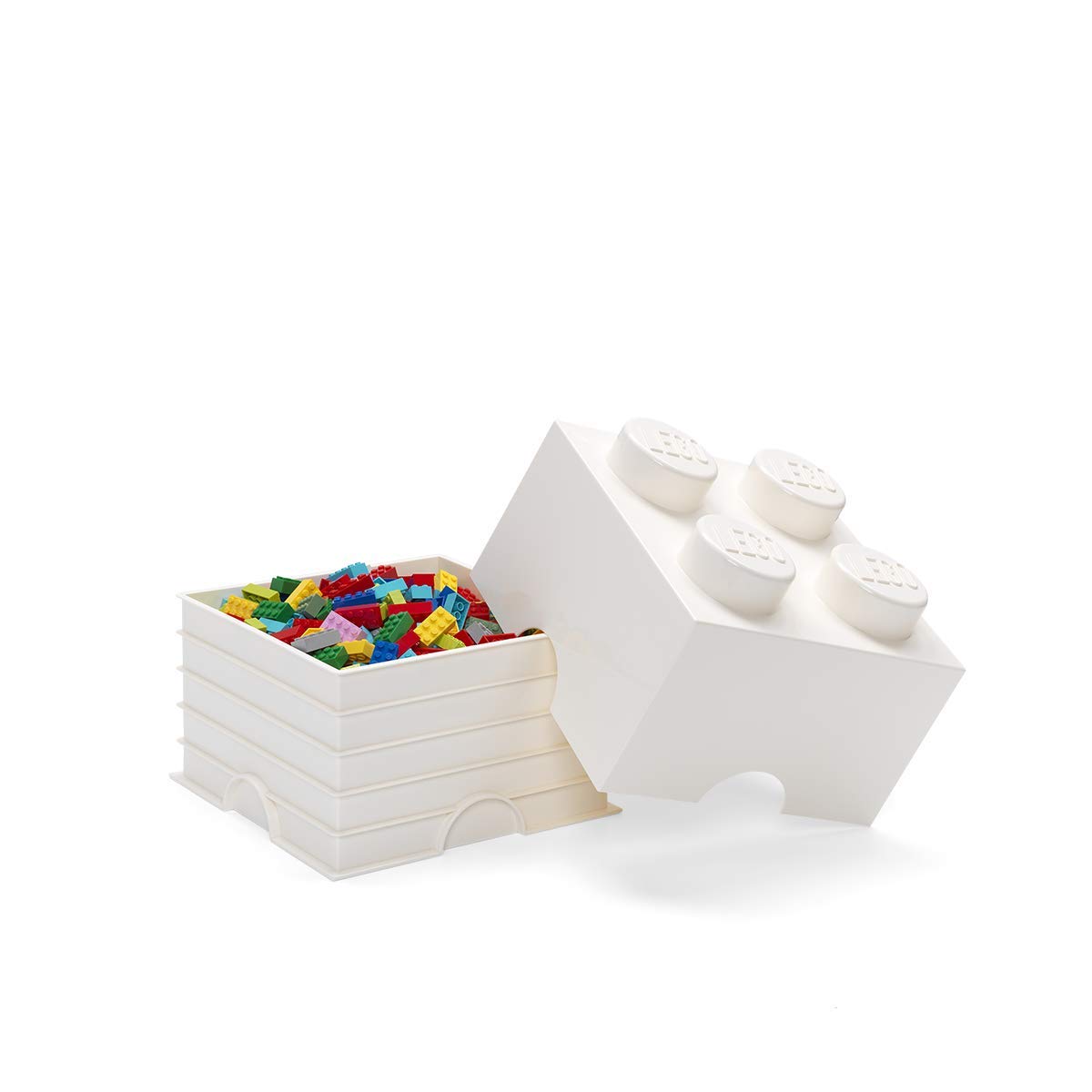 Foto 5 | Caja De Almacenamiento Room Copenhagen Lego Brick 4 Blanca 40030635 - Venta Internacional.