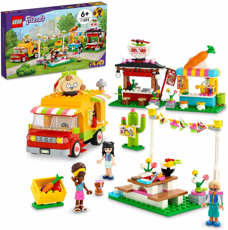 Foto 1 | Lego Friends 41701 Mercado De Comida Callejera