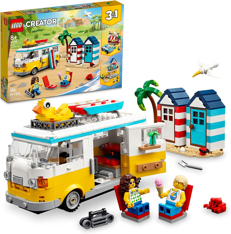 Lego Creator 3 en 1 31138 Furgoneta Playera