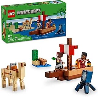 Foto 1 | Lego Minecraft 21259 El Viaje En El Barco Pirata