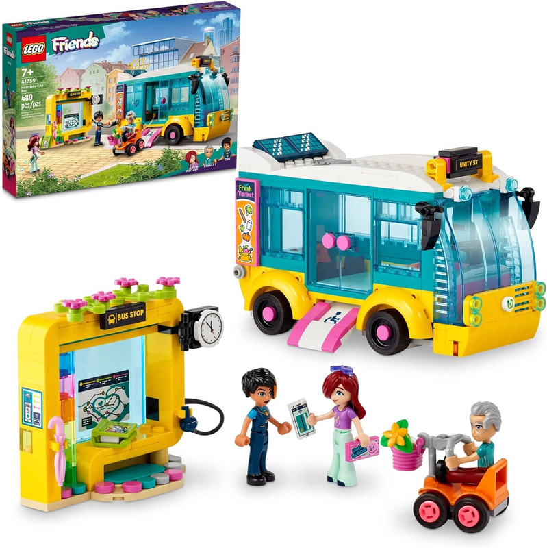 Foto 1 | Lego Friends 41759 Autobús de Heartlake City