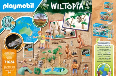 Foto 5 | Juguete Playmobil Wiltopia: Australian Wildlife Con 50 Piezas - Venta Internacional.