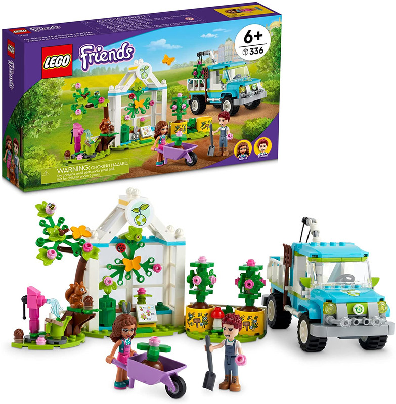 Foto 2 pulgar | Lego Friends 41707 Vehículo de Plantación de Árboles