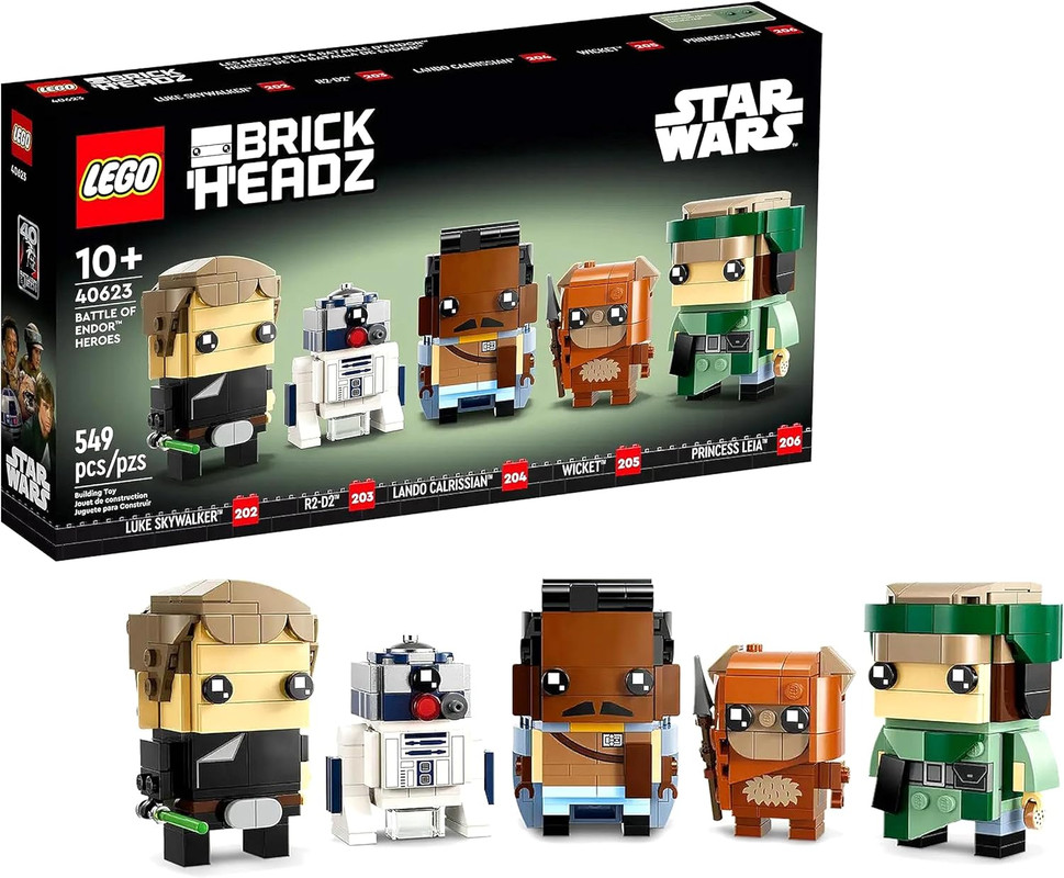 Foto 2 pulgar | Lego Brickheadz Star Wars 40623 Héroes Batalla de Endor