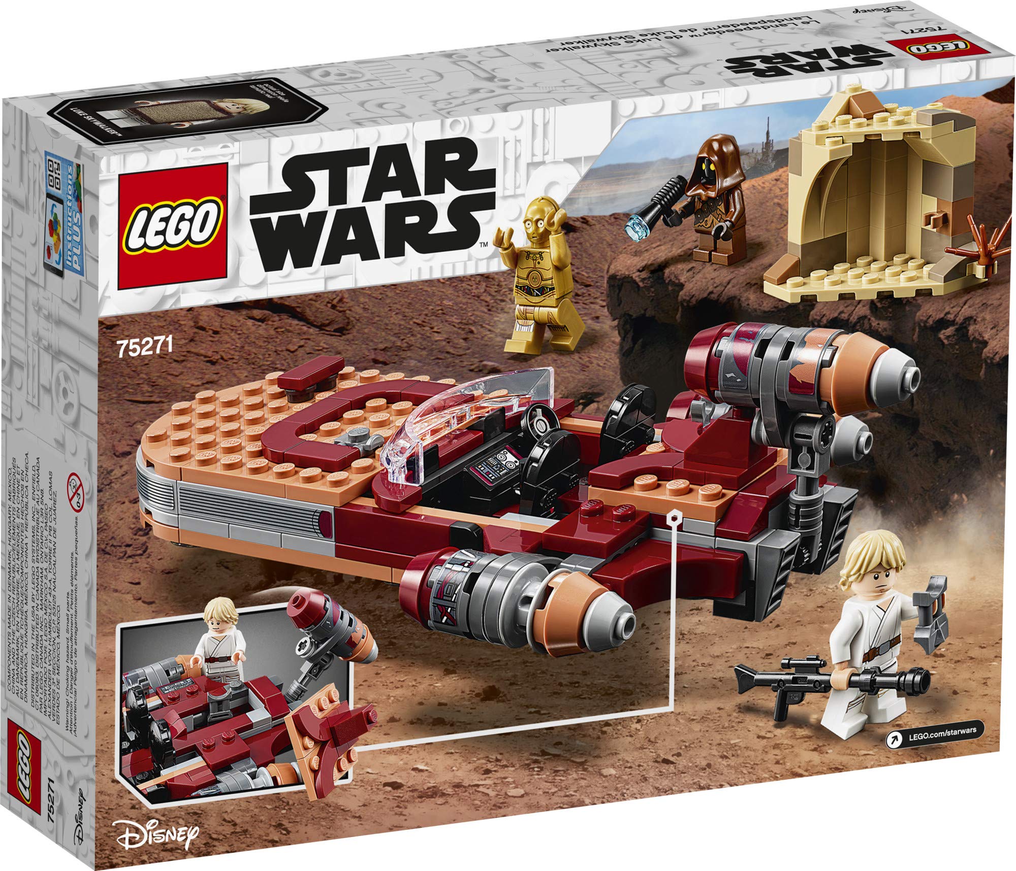 Foto 5 | Kit De Construcción Lego Star Wars Landspeeder De Luke Skywalker - Venta Internacional.