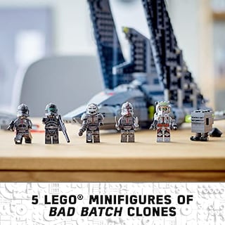 Foto 5 | Juego de Bloques Lego Star Wars The Bad Batch Attack Shuttle 75314 - Venta Internacional