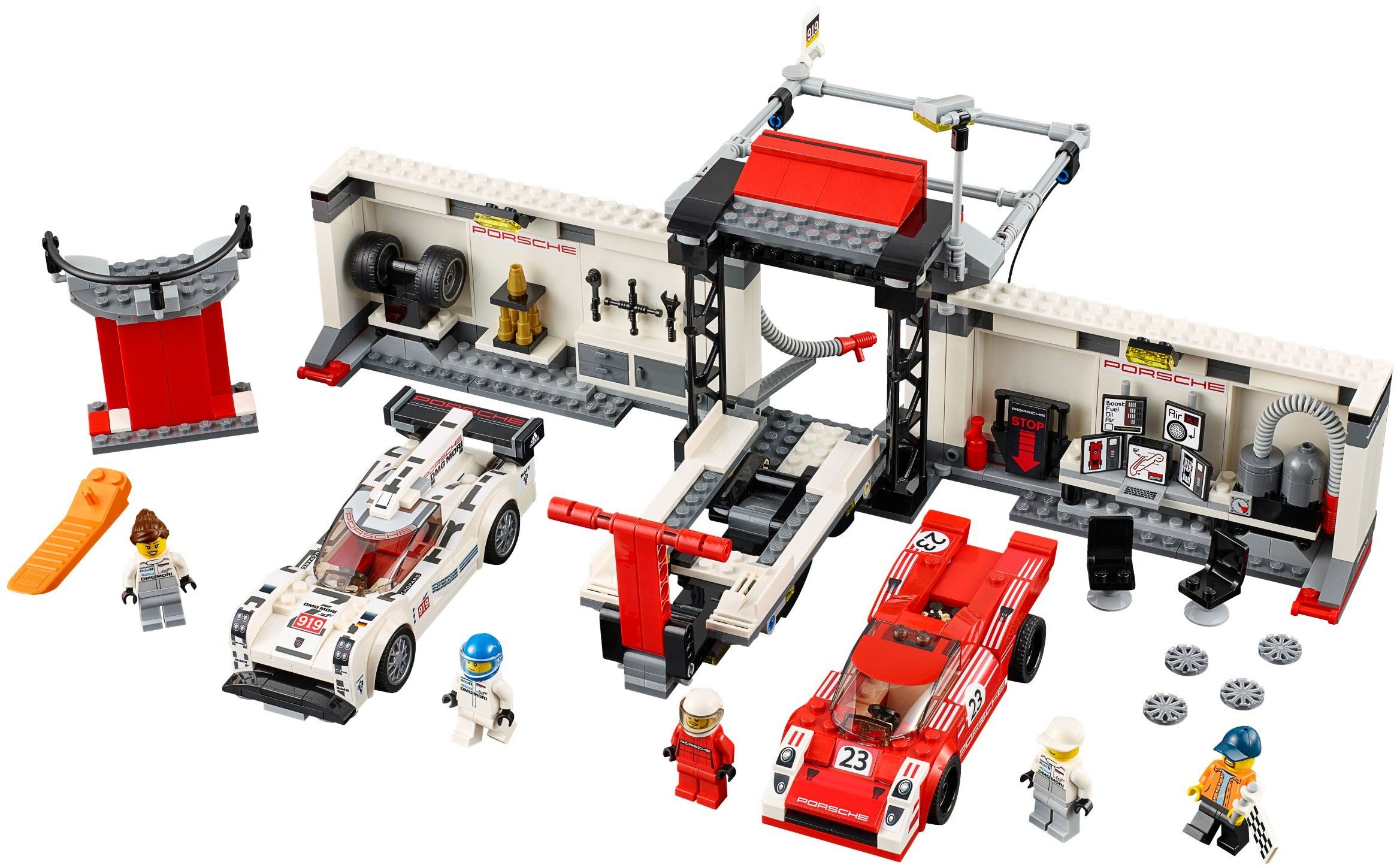 Toy Lego Speed Champions Porsche 919 Hybrid Y 917k Pit Lane - Venta Internacional.