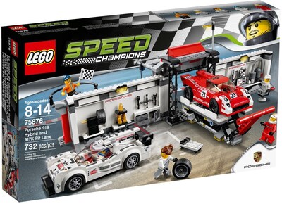 Foto 2 | Toy Lego Speed Champions Porsche 919 Hybrid Y 917k Pit Lane - Venta Internacional.