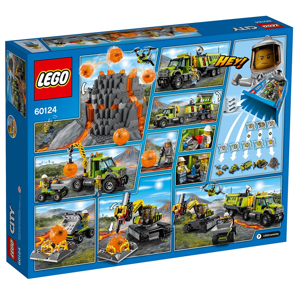 Foto 7 pulgar | Juguete de Construcción Lego City Volcano Exploration Base 60124 - Venta Internacional