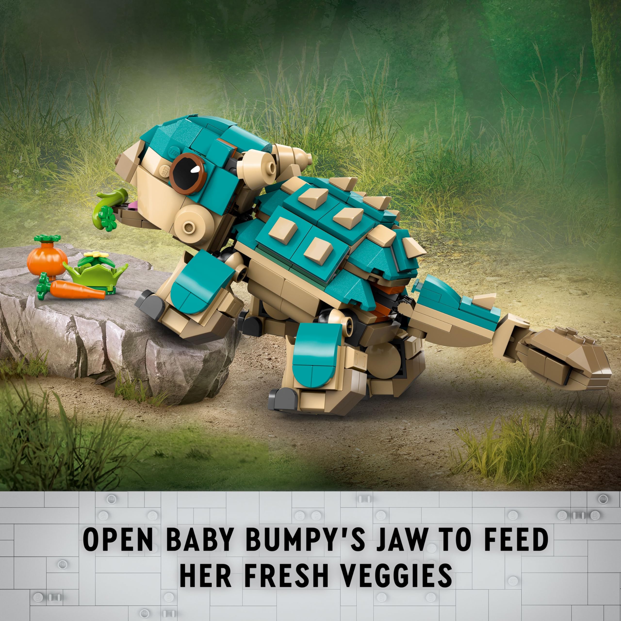 Foto 2 | Juego de Bloques Lego Jurassic World Baby Bumpy Ankylosaurus 76962 - Venta Internacional