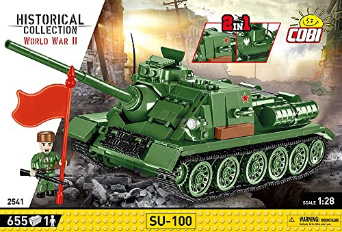 Foto 4 pulgar | Vehículo Cobi Su-100 Spg De La Colección Histórica, Color Ve - Venta Internacional.
