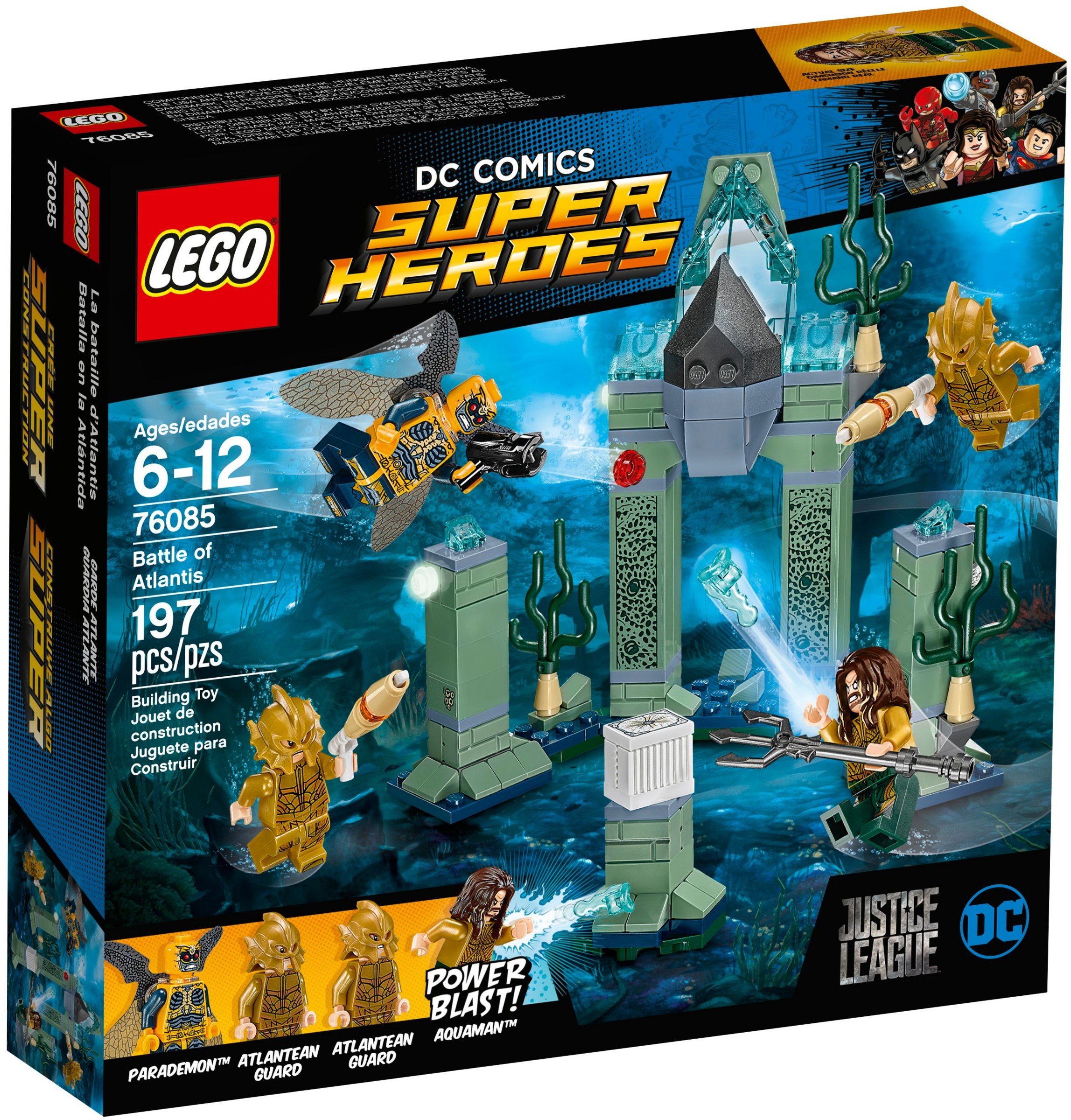 Juguete Lego Battle Of Super Heroes Atlantis 76085 Con 4 Minifiguras - Venta Internacional.