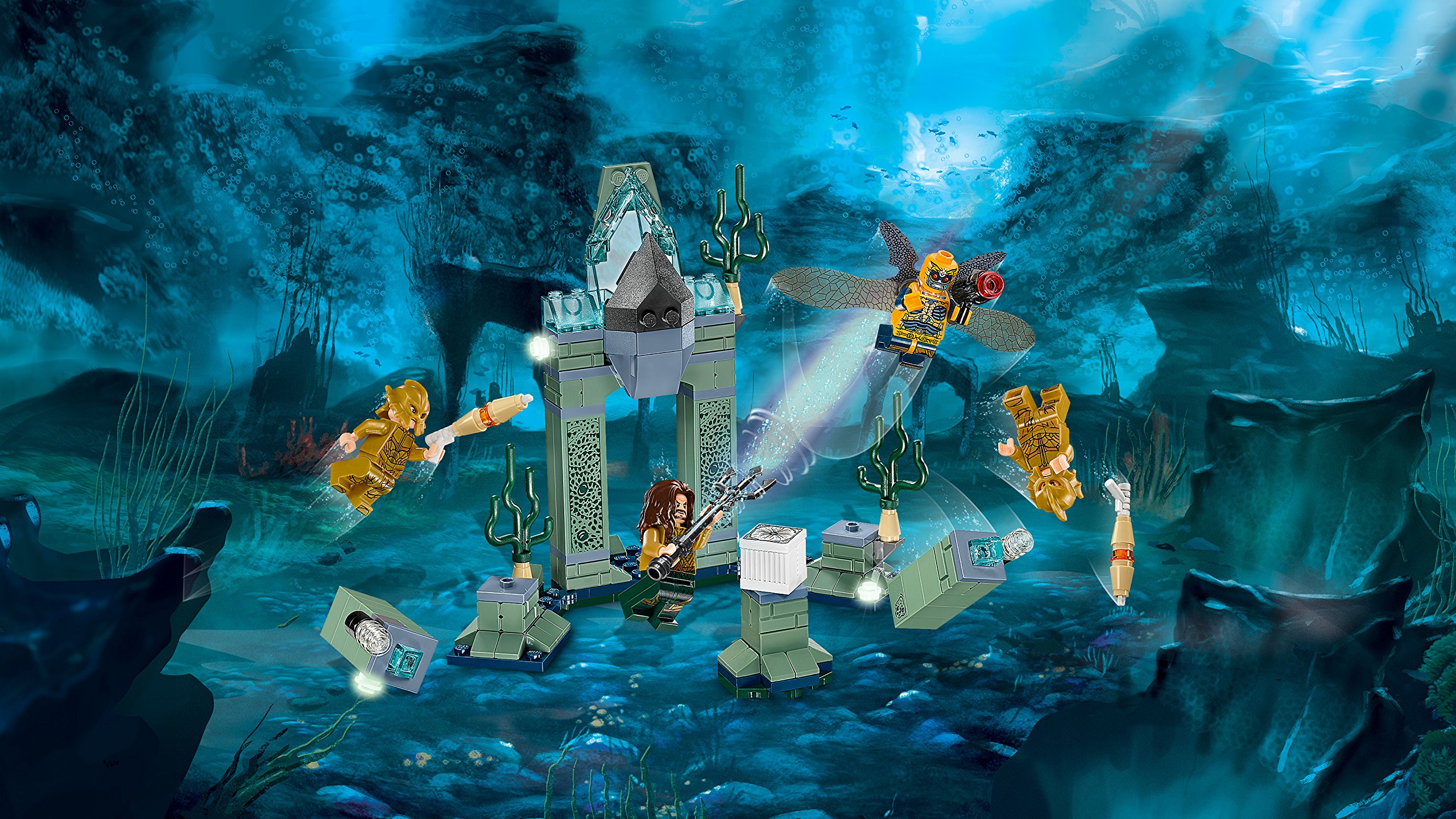 Foto 3 pulgar | Juguete Lego Battle Of Super Heroes Atlantis 76085 Con 4 Minifiguras - Venta Internacional.