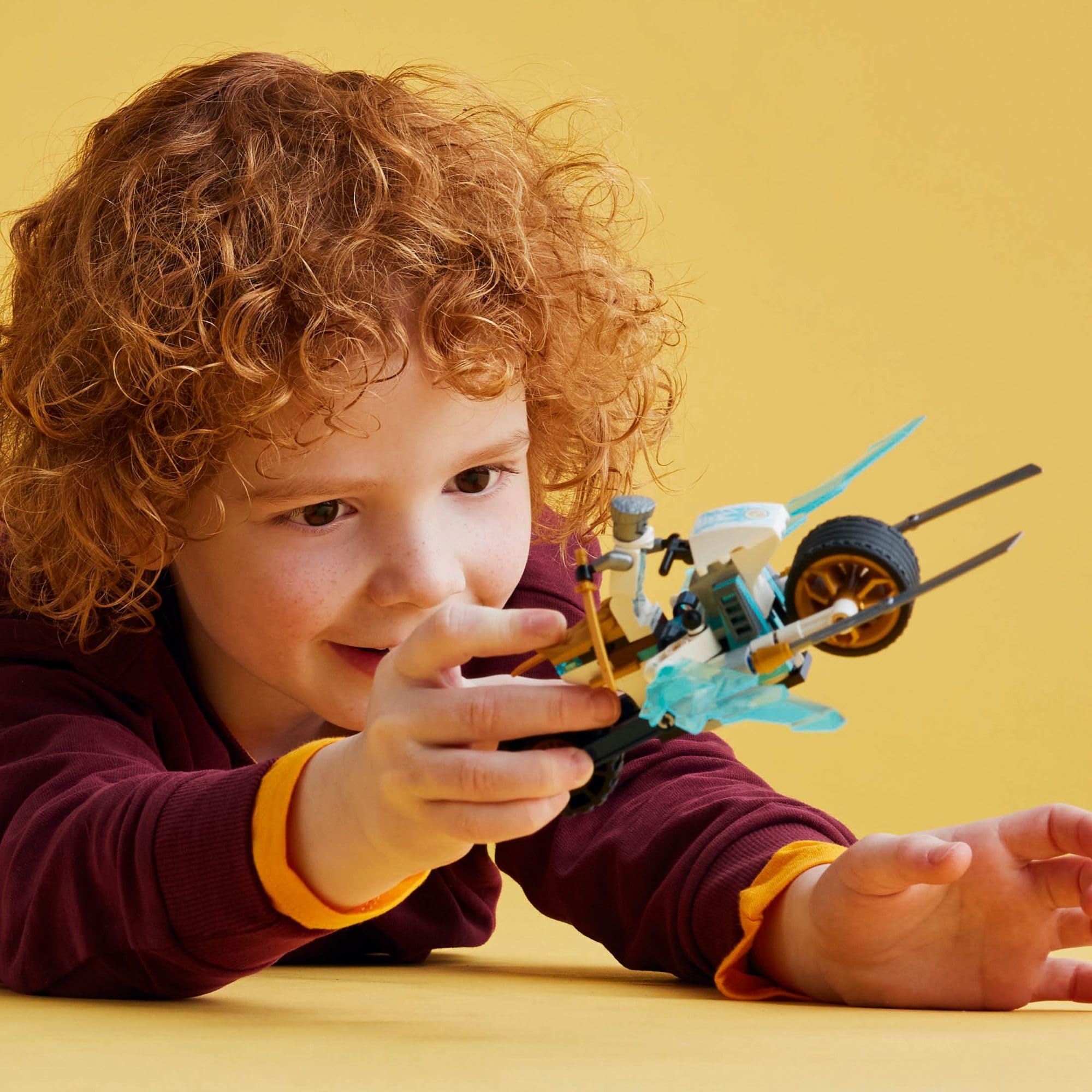 Foto 3 pulgar | Motocicleta De Hielo Lego Ninjago De Zane Con 1 Minifigura De Más De 7 Años - Venta Internacional.