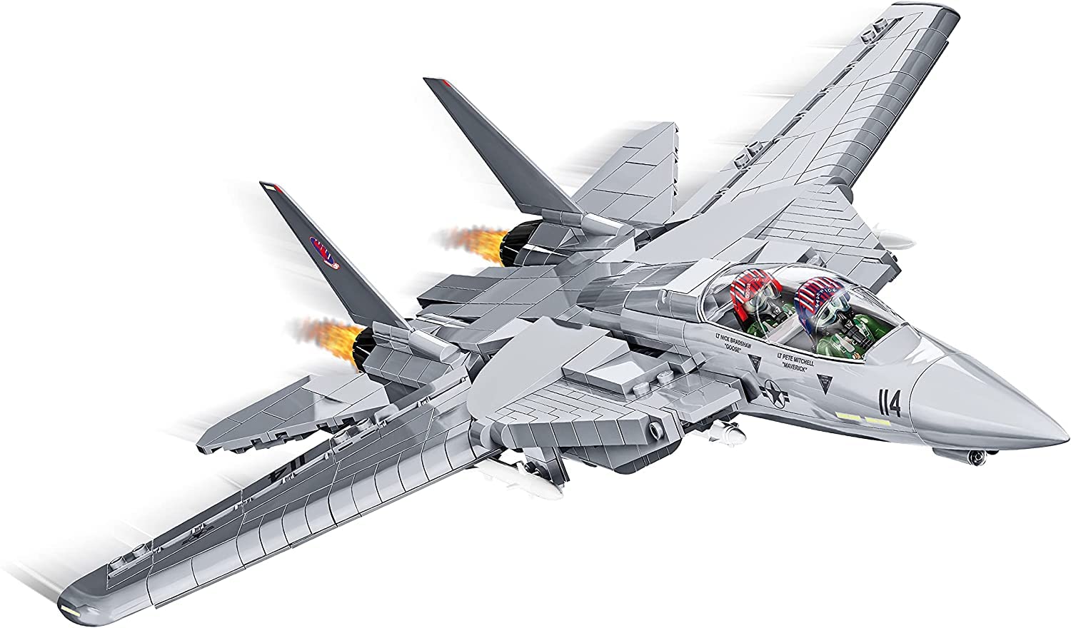 Set De Construcción Cobi Top Gun F-14a Tomcat Fighter Plane 1:48 - Venta Internacional.