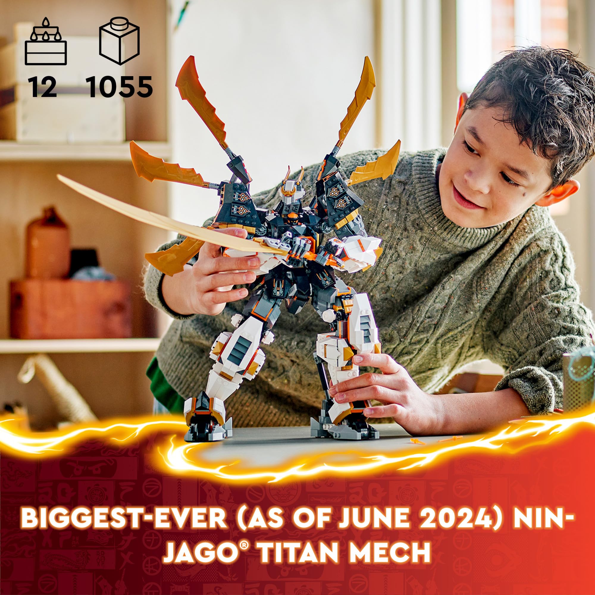 Foto 3 pulgar | Juguete Lego Ninjago Cole's Titan Dragon Mech 71821 Con Minifigura - Venta Internacional.