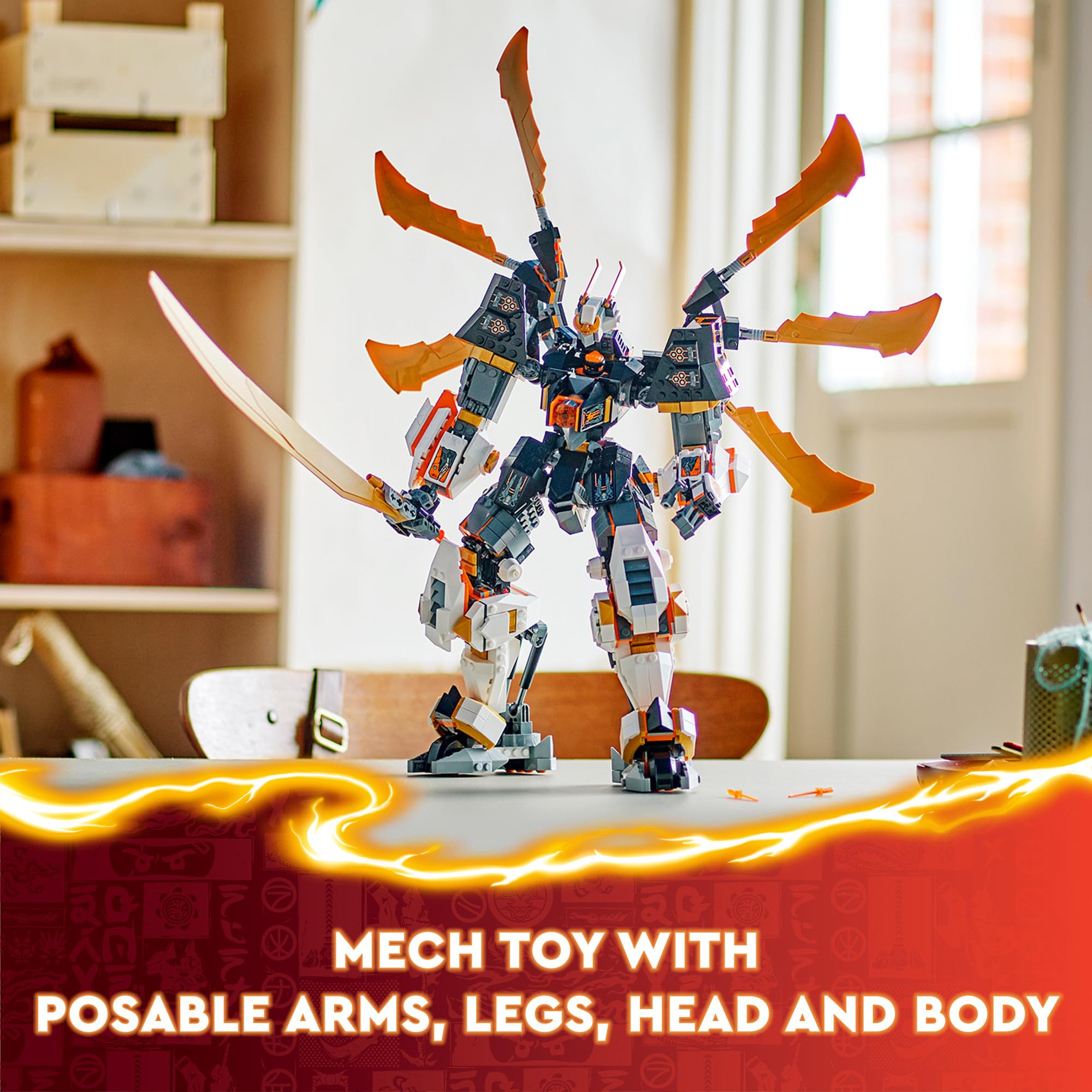 Foto 4 pulgar | Juguete Lego Ninjago Cole's Titan Dragon Mech 71821 Con Minifigura - Venta Internacional.