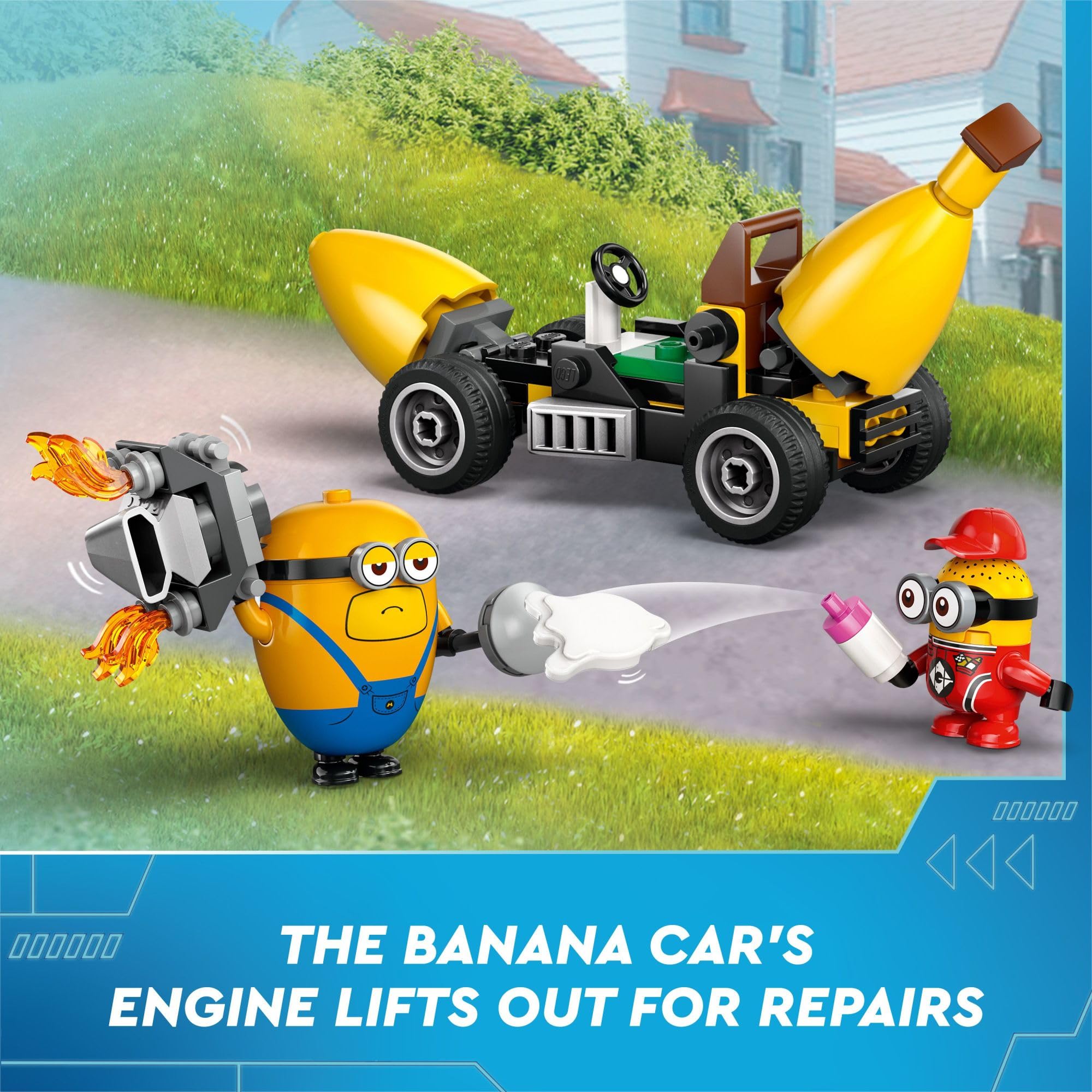 Foto 5 pulgar | Juguete Lego Despicable Me 4 Minions And Banana Car 75580 - Venta Internacional.