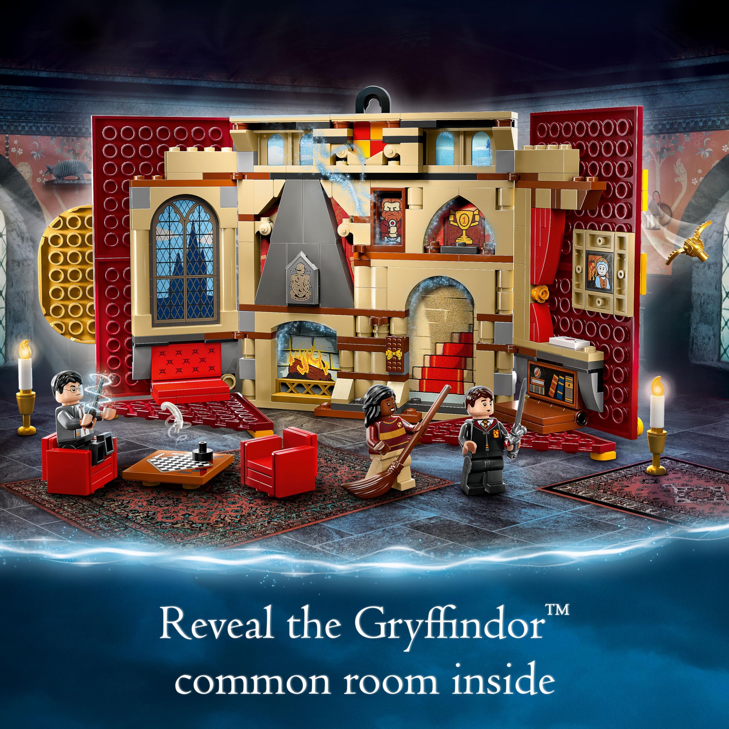 Foto 4 pulgar | Juego De Pancartas Para Casa De Harry Potter, Modelo Lego 76409, De Gryffindor - Venta Internacional.