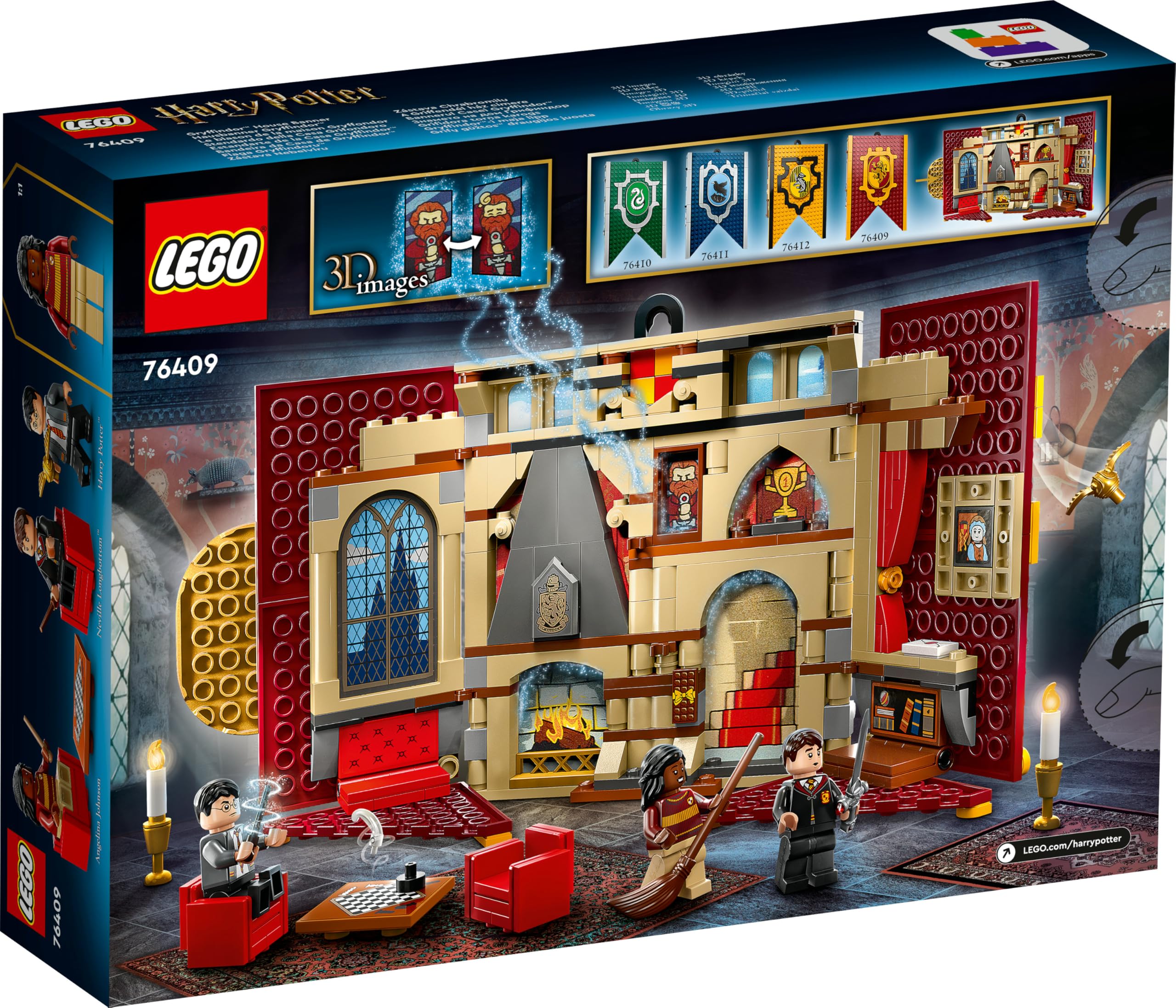 Foto 8 pulgar | Juego De Pancartas Para Casa De Harry Potter, Modelo Lego 76409, De Gryffindor - Venta Internacional.